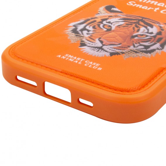 TPU+PC чохол Animal Club для Apple iPhone 16 Pro Max (6.9") Hermes Orange TPU+PC чохол Animal Club для Apple iPhone 16 Pro Max (6.9") Hermes Orange