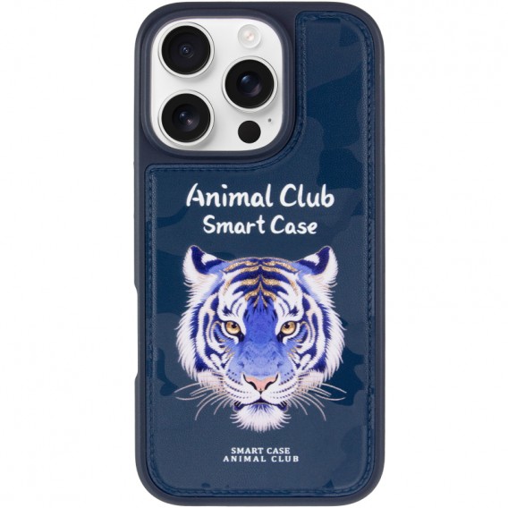 TPU+PC чохол Animal Club для Apple iPhone 16 Pro Max (6.9") Royal Blue