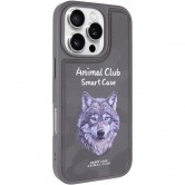 TPU+PC чехол Animal Club для Apple iPhone 16 Pro Max (6.9 дюйма) Titanium Gray