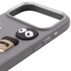 Чохол TPU Leather Toys для Apple iPhone 17 Pro (6.3") Monster / Grey