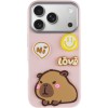Чохол TPU Leather Toys для Apple iPhone 17 Pro Max (6.9") Capybara / Pink
