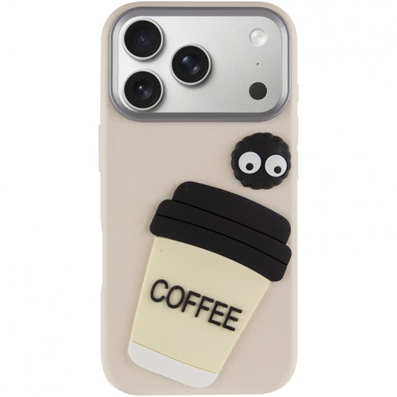 Чохол TPU Leather Toys для Apple iPhone 17 Pro Max (6.9") Coffee / Sand Чохол TPU Leather Toys для Apple iPhone 17 Pro Max (6.9") Coffee / Sand