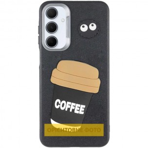 Чехол TPU Leather Toys для Motorola Moto G05 Coffee / Black