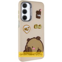 Чохол TPU Leather Toys для Motorola Moto G05 Capybara / Sand