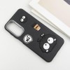 Чехол TPU Leather Toys для Samsung Galaxy S24 FE Monster / Black