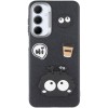 Чехол TPU Leather Toys для Samsung Galaxy S24 FE Monster / Black