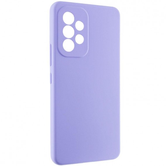 Чехол Silicone Cover Lakshmi Full Camera (AAA) для Samsung Galaxy A32 5G Сиреневый / Dasheen