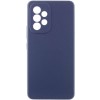 Чехол Silicone Cover Lakshmi Full Camera (AAA) для Samsung Galaxy A32 5G Темно-синий / Midnight blue