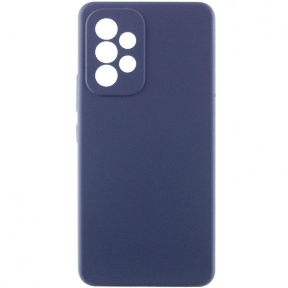 Чехол Silicone Cover Lakshmi Full Camera (AAA) для Samsung Galaxy A32 5G Темно-синий / Midnight blue