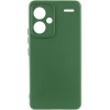 Чехол Silicone Cover Ummi Lakshmi Full Camera (AA) для Xiaomi Redmi Note 13 Pro+ Зеленый / Dark green
