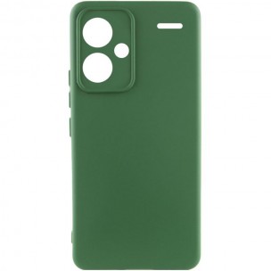 Чехол Silicone Cover Ummi Lakshmi Full Camera (AA) для Xiaomi Redmi Note 13 Pro+ Зеленый / Dark green