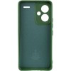 Чехол Silicone Cover Ummi Lakshmi Full Camera (AA) для Xiaomi Redmi Note 13 Pro+ Зеленый / Dark green