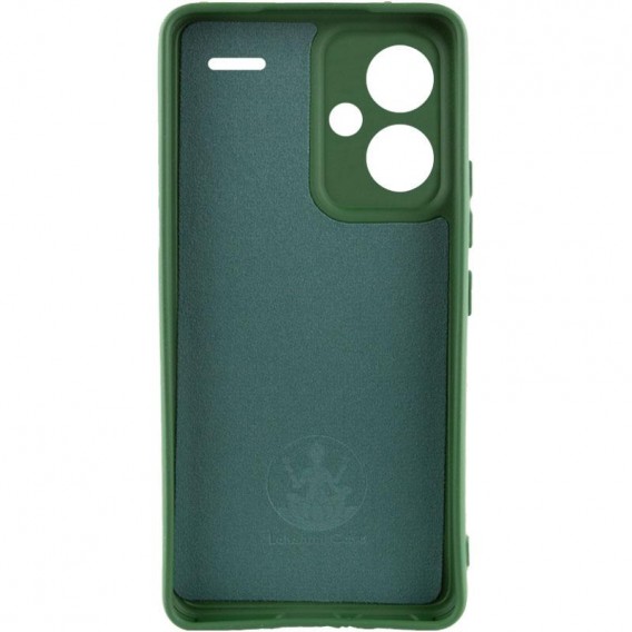 Чехол Silicone Cover Ummi Lakshmi Full Camera (AA) для Xiaomi Redmi Note 13 Pro+ Зеленый / Dark green