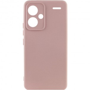 Чохол Silicone Cover Ummi Lakshmi Full Camera (AA) для Xiaomi Redmi Note 13 Pro+ Рожевий / Pink Sand
