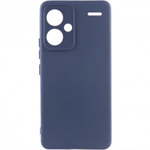 Чехол Silicone Cover Ummi Lakshmi Full Camera (AA) для Xiaomi Redmi Note 13 Pro+ Синий / Midnight Blue