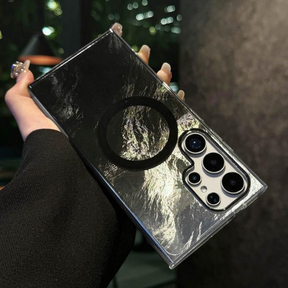 Чехол TPU Shiny Mountain (MagFit) для Samsung Galaxy S26 Ultra Black