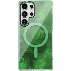 Чехол TPU Shiny Mountain (MagFit) для Samsung Galaxy S26 Ultra Green Чехол TPU Shiny Mountain (MagFit) для Samsung Galaxy S26 Ultra Green