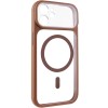 Чохол TPU+PC GETMAN Moon Clear with MagSafe для Apple iPhone 11 (6.1") Brown