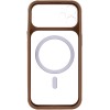 Чохол TPU+PC GETMAN Moon Clear with MagSafe для Apple iPhone 11 (6.1") Brown