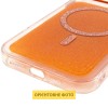 Чохол TPU+PC Jewel Sparkle with MagSafe для Apple iPhone 15 (6.1") Orange Sparkle