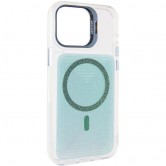 Чехол TPU+PC Jewel Sparkle with MagSafe для Apple iPhone 16 (6.1 дюйма) Aqua Blue