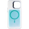 Чехол TPU+PC Jewel Sparkle with MagSafe для Apple iPhone 16 (6.1 дюйма) Aqua Blue