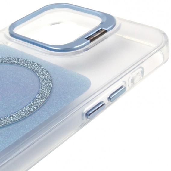 Чехол TPU+PC Jewel Sparkle with MagSafe для Apple iPhone 16 (6.1 дюйма) Aqua Blue Чехол TPU+PC Jewel Sparkle with MagSafe для Apple iPhone 16 (6.1 дюйма) Aqua Blue