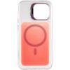 Чехол TPU+PC Jewel Sparkle with MagSafe для Apple iPhone 16 (6.1 дюйма) Pink Ruby