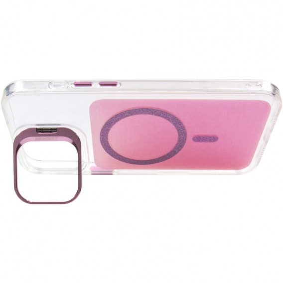 Чехол TPU+PC Jewel Sparkle with MagSafe для Apple iPhone 16 (6.1 дюйма) Pink Ruby Чехол TPU+PC Jewel Sparkle with MagSafe для Apple iPhone 16 (6.1 дюйма) Pink Ruby