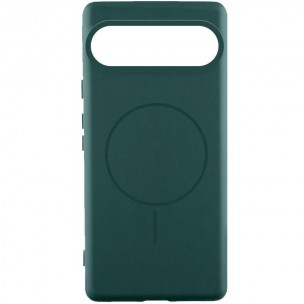 Чохол Silicone Cover Lakshmi (AA) with MagFit для Google Pixel 10 / 10 Pro Зелений / Dark green