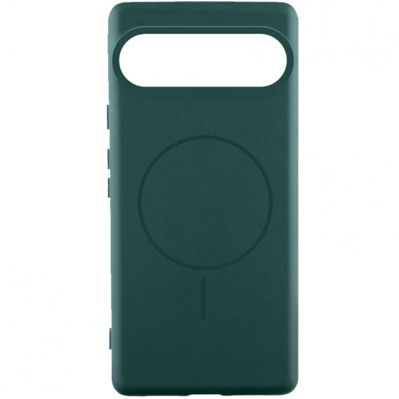Чохол Silicone Cover Lakshmi (AA) with MagFit для Google Pixel 10 / 10 Pro Зелений / Dark green