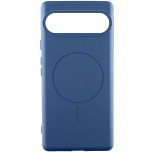 Чехол Silicone Cover Lakshmi (AA) with MagFit для Google Pixel 10 / 10 Pro Синий / Navy Blue