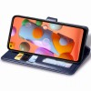 Кожаный чехол-книжка GETMAN Gallant (PU) для Samsung Galaxy A11 Синий