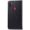Кожаный чехол-книжка GETMAN Gallant (PU) для Samsung Galaxy A11 Черный
