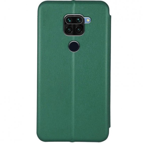 Шкіряний чохол-книжка Classy для Xiaomi Redmi Note 9 / Redmi 10X Зелений
