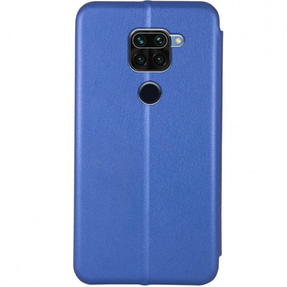 Шкіряний чохол-книжка Classy для Xiaomi Redmi Note 9 / Redmi 10X Синій