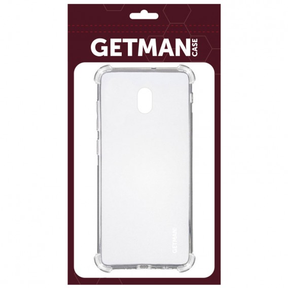 TPU чохол GETMAN Ease logo посилені кути для Xiaomi Redmi 8a Безбарвний (прозорий)