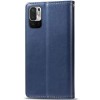 Шкіряний чохол-книжка GETMAN Gallant (PU) для Xiaomi Redmi Note 10 5G / Poco M3 Pro Синій