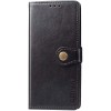Шкіряний чохол-книжка GETMAN Gallant (PU) для Xiaomi Redmi Note 10 5G / Poco M3 Pro Чорний