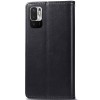 Шкіряний чохол-книжка GETMAN Gallant (PU) для Xiaomi Redmi Note 10 5G / Poco M3 Pro Чорний
