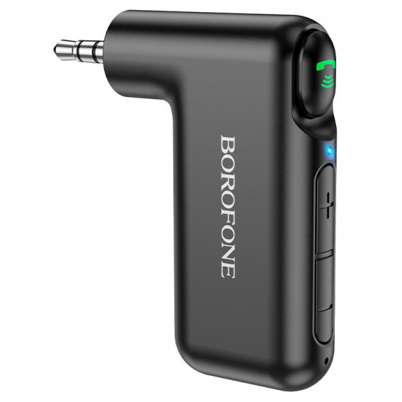 Bluetooth аудіо ресивер Borofone BC35 (AUX 3.5mm) Чорний