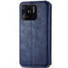 Шкіряний чохол-книжка GETMAN Cubic (PU) для Xiaomi Redmi 10A Синій