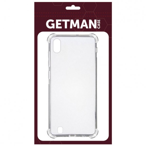 TPU чохол GETMAN Ease logo посилені кути для Samsung Galaxy A10 (A105F) Безбарвний (прозорий)