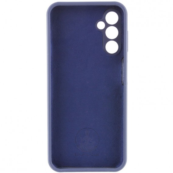 Чохол Silicone Cover Lakshmi Full Camera (AAA) для Samsung Galaxy A24 4G Темно-синій / Midnight blue