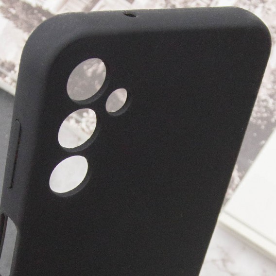 Чохол Silicone Cover Lakshmi Full Camera (AAA) для Samsung Galaxy A24 4G Чорний / Black