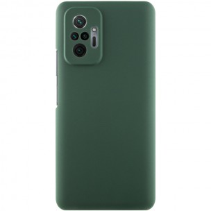 Чехол Silicone Cover Lakshmi Full Camera (AAA) для Xiaomi Redmi Note 10 Pro / 10 Pro Max Зеленый / Cyprus Green