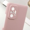 Чехол Silicone Cover Lakshmi Full Camera (AAA) для Xiaomi Redmi Note 10 Pro / 10 Pro Max Розовый / Pink Sand