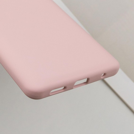Чехол Silicone Cover Lakshmi Full Camera (AAA) для Xiaomi Redmi Note 10 Pro / 10 Pro Max Розовый / Pink Sand