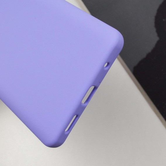 Чехол Silicone Cover Lakshmi Full Camera (AAA) для Xiaomi Redmi Note 10 Pro / 10 Pro Max Сиреневый / Dasheen