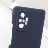 Чехол Silicone Cover Lakshmi Full Camera (AAA) для Xiaomi Redmi Note 10 Pro / 10 Pro Max Темно-синий / Midnight blue